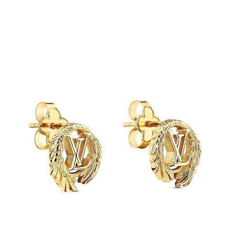 lv angel stud earrings price|louis vuitton monogram earrings.